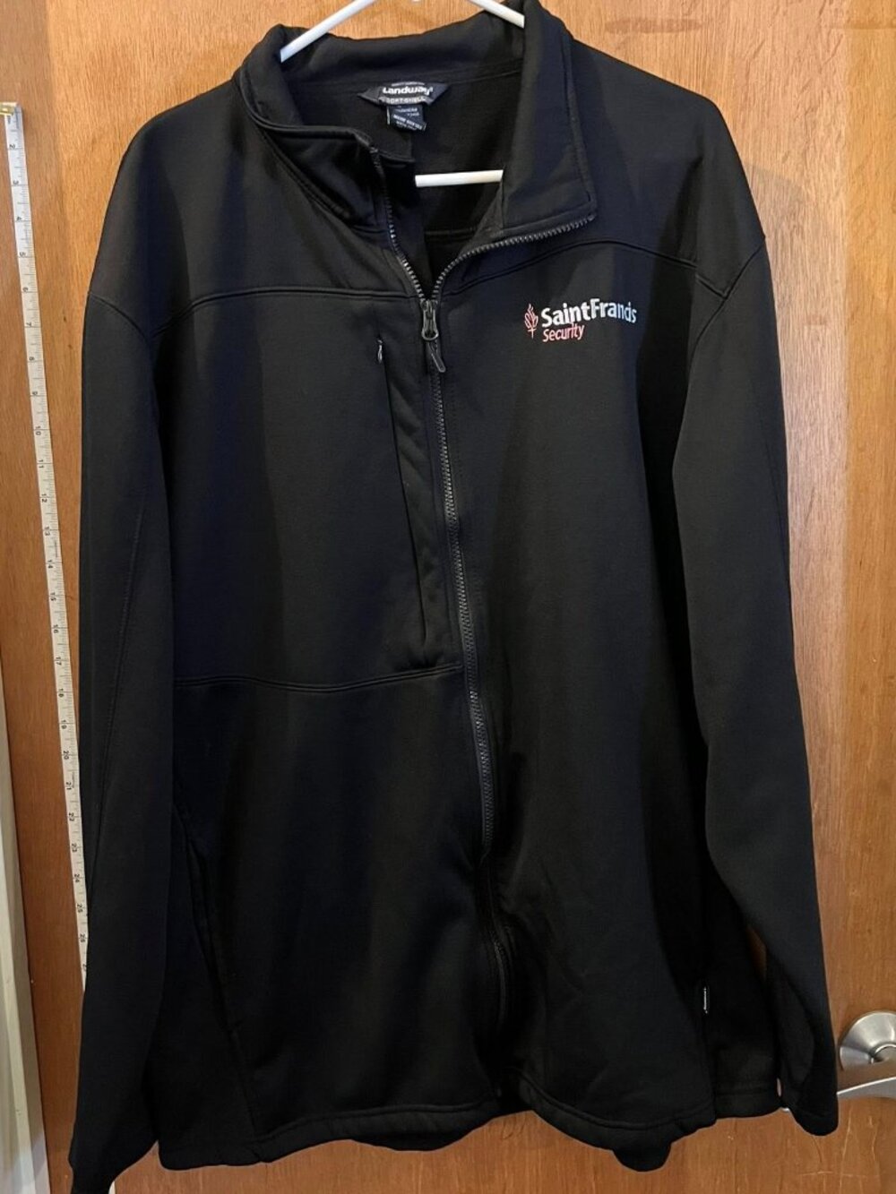 Size 4XL - Landing - St Francis - Black Long Sleeve Jacket